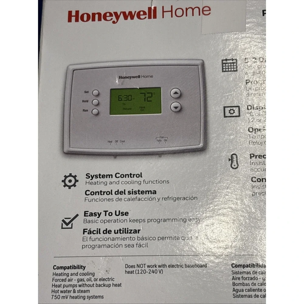 Honeywell 5-2 Day Programmable Thermostat (RTH2300B1038) - Untested